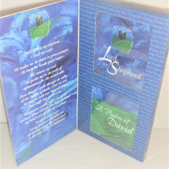 LORD Is My SHEPHERD Music CD Gift Book Art Card Psalm of David Audio CD Gospel - Picture 3 of 5